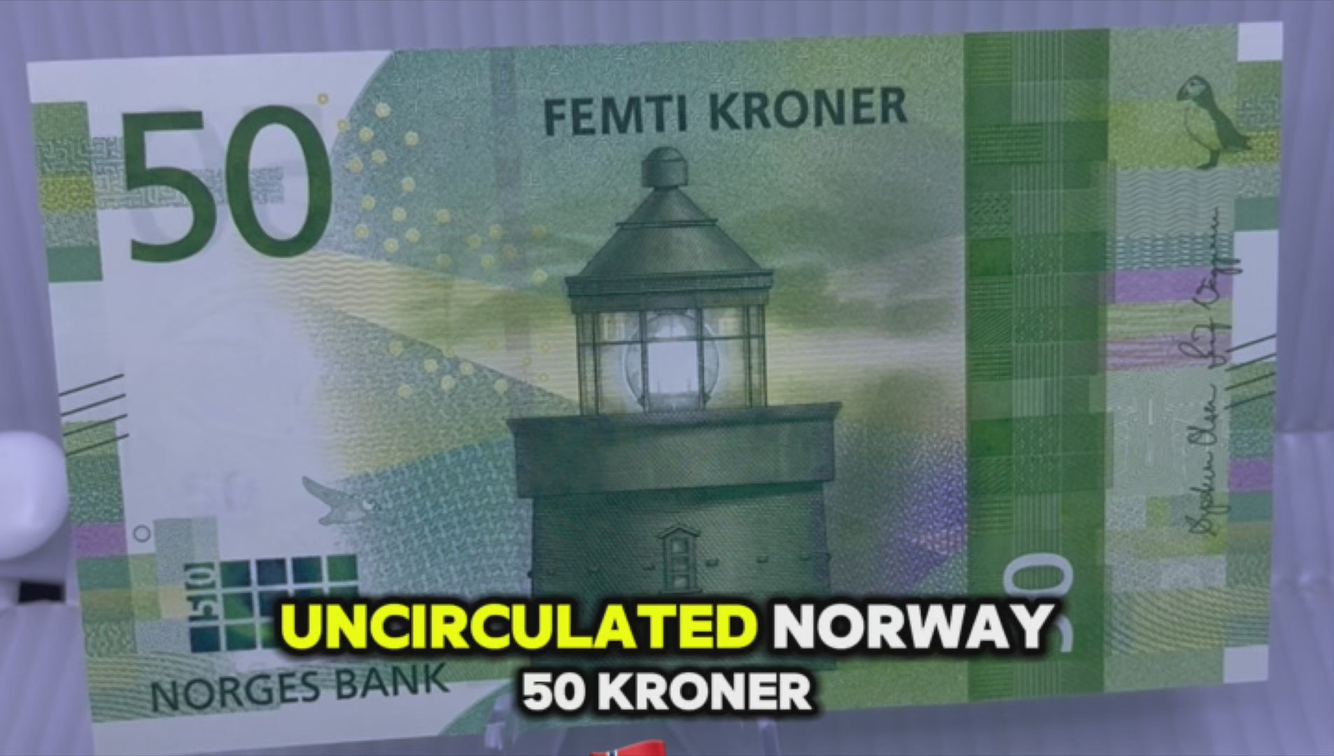 Norway 2017 50 Kronur P-53 UNC World Banknote Currency